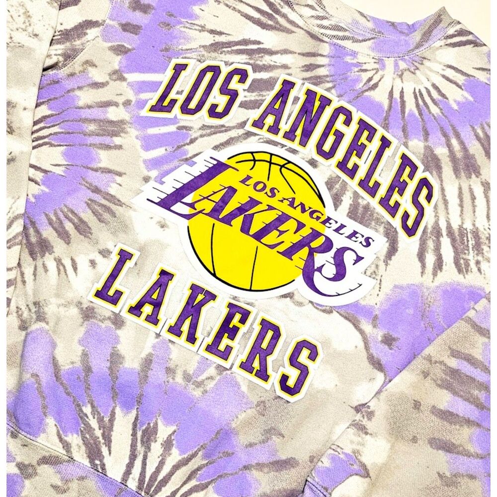 Hybrid Apparel LA Lakers Tie Dye Sweatshirt M